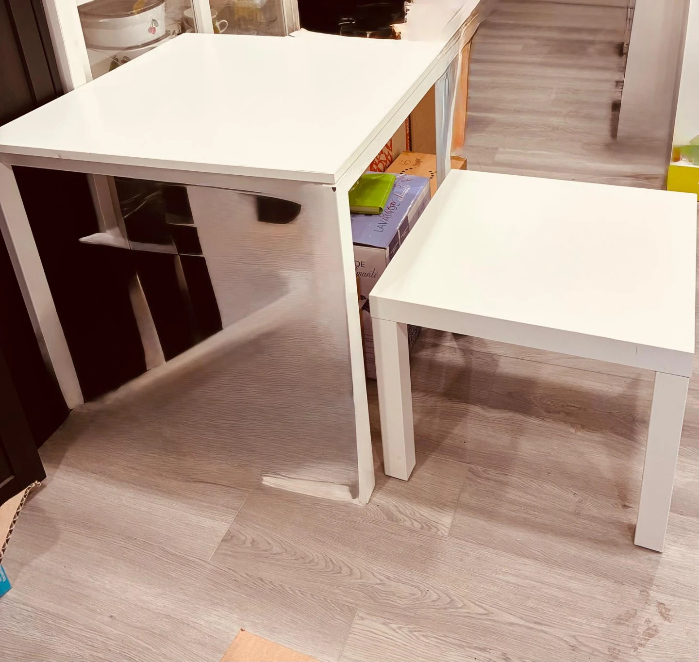 White Side Tables (Set of 2)