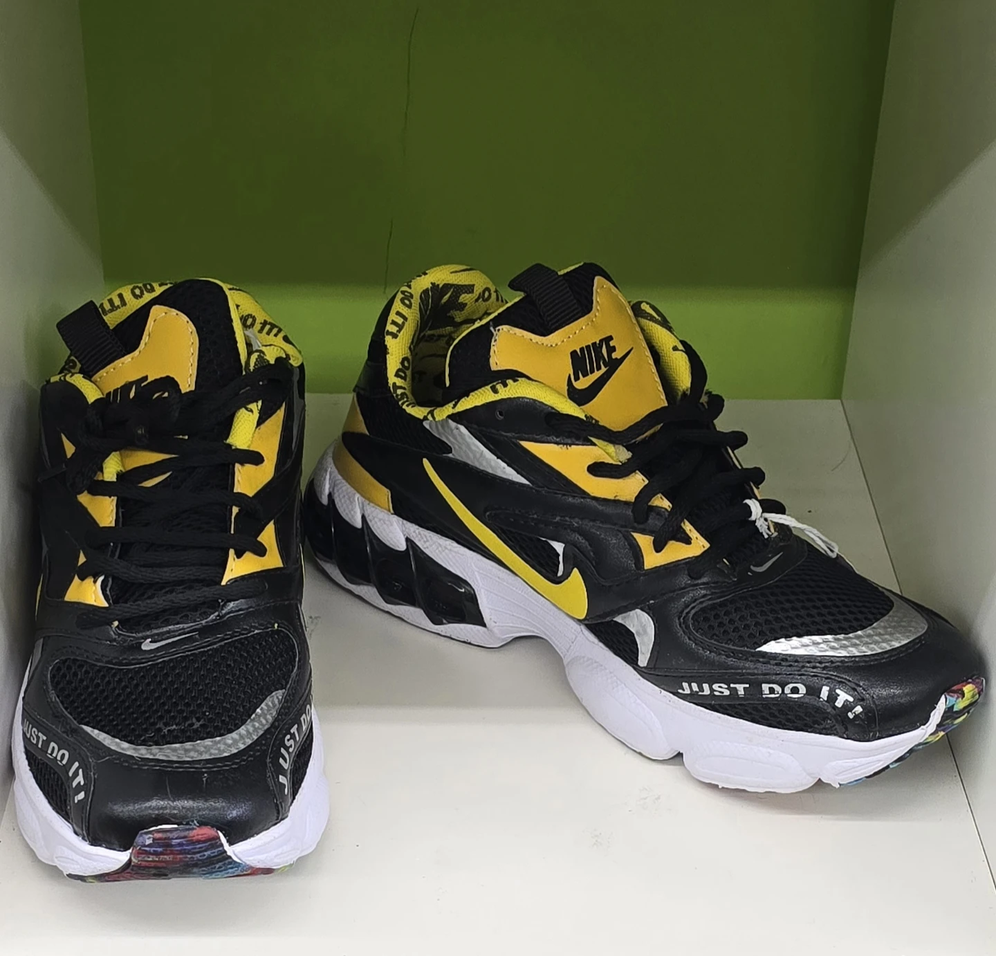 Nike Running Shoes - Black and Yellow - photo 3