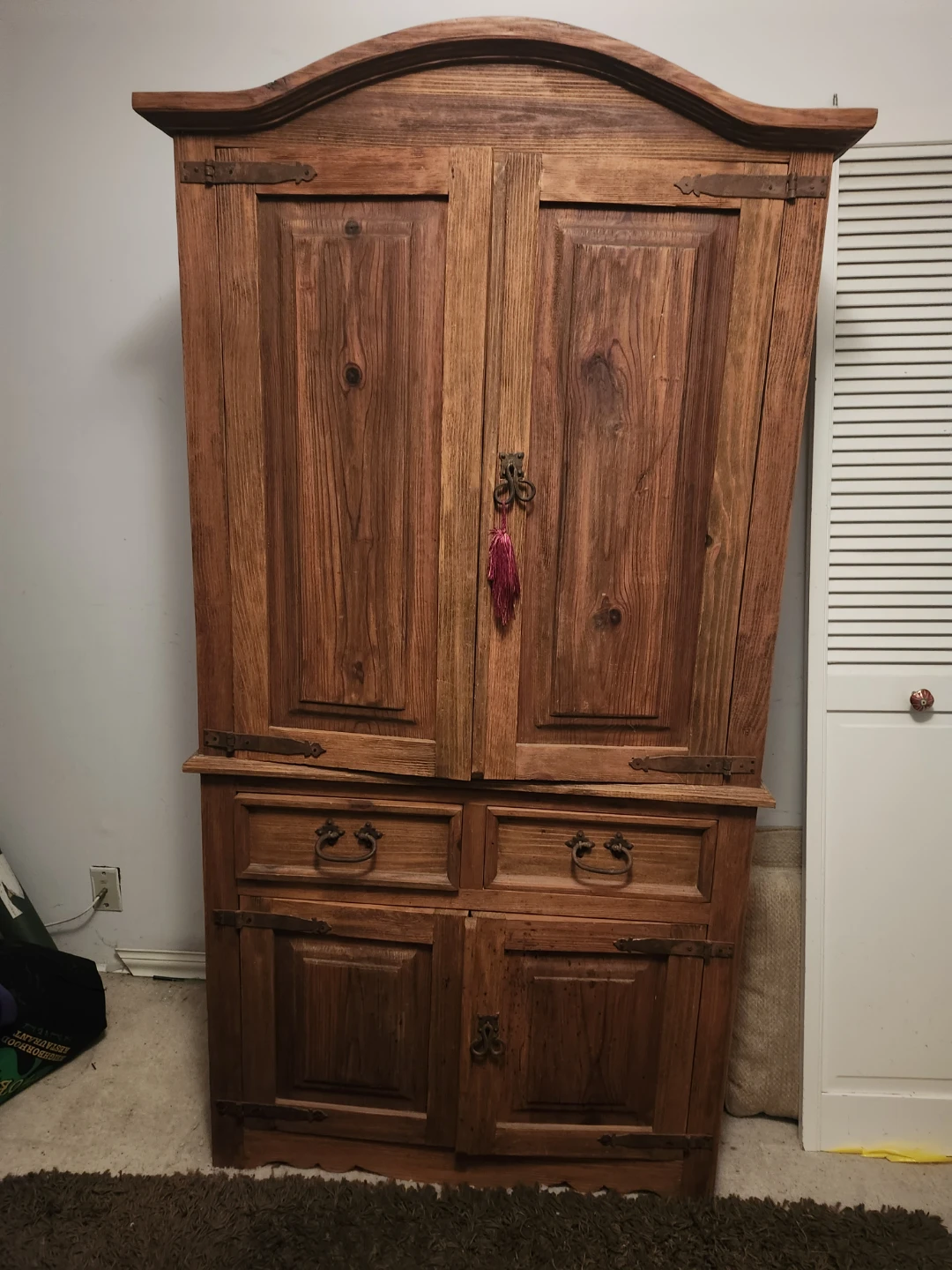 Vintage Wooden Armoire
