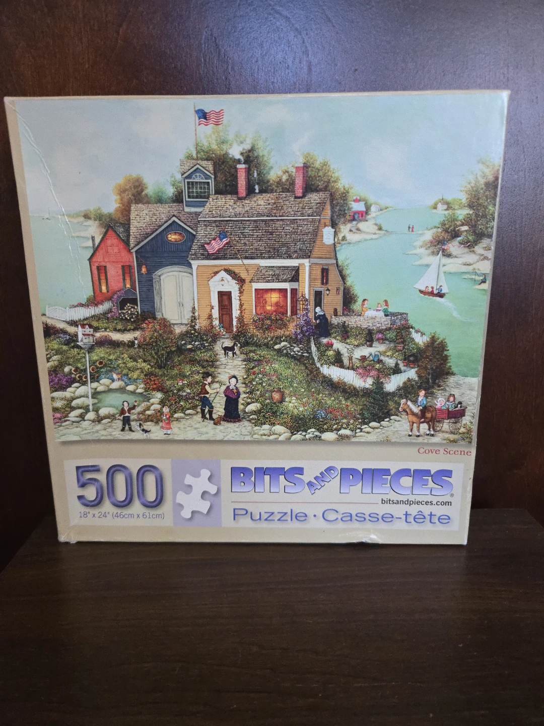 Bits and Pieces 500 Piece Jigsaw Puzzle Cove Scene 18" x 24"