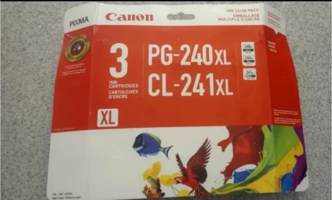 (NEW) Canon PG-240XL & CL-241XL High-Yield Ink Cartridge Bundle - photo 2