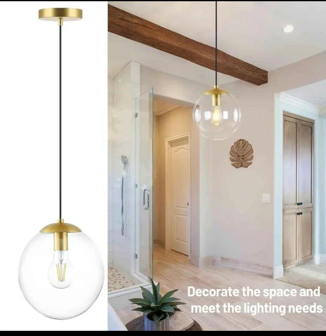 Globe Pendant Light Fixture - photo 5