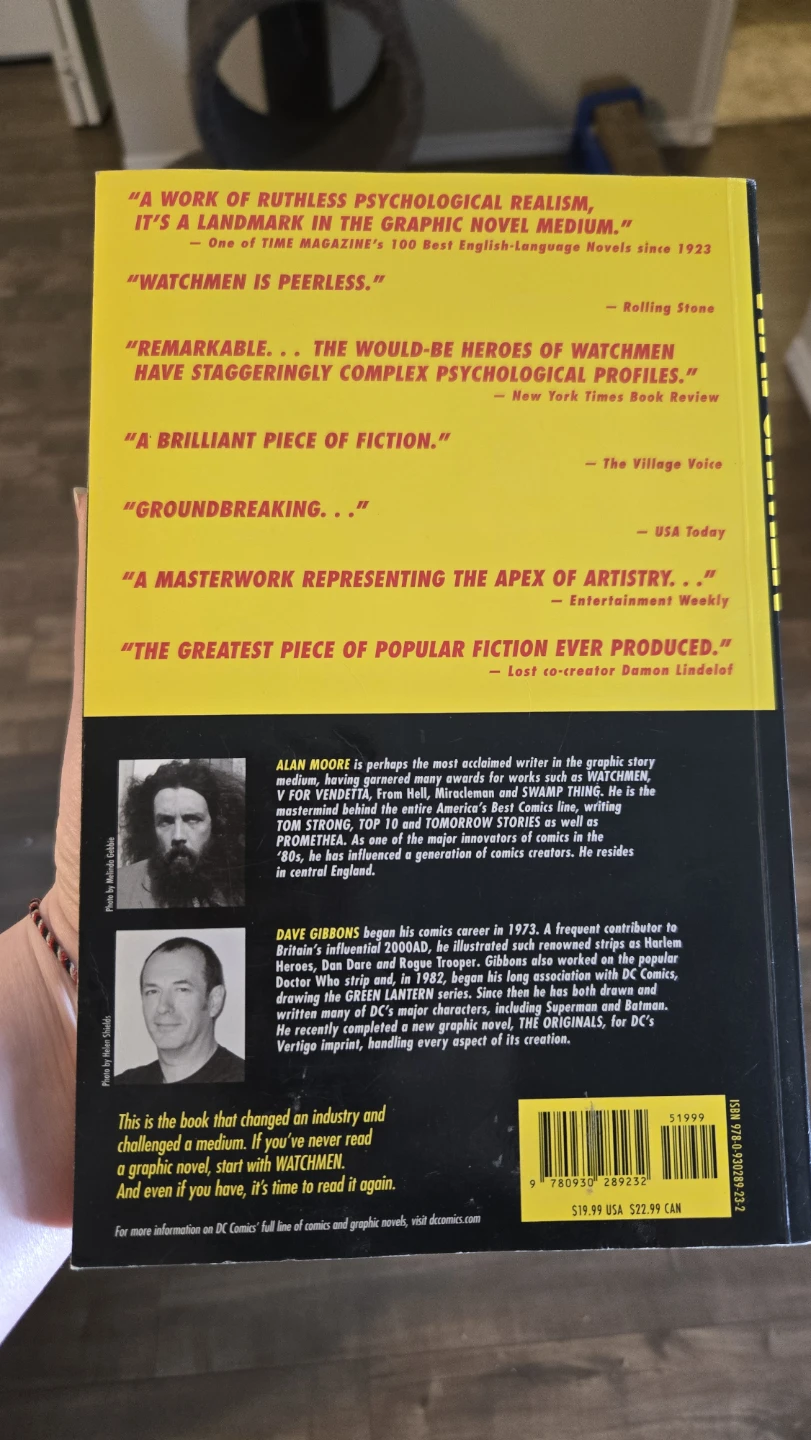 Watchmen Graphic Novel by Alan Moore & Dave Gibbons - photo 3