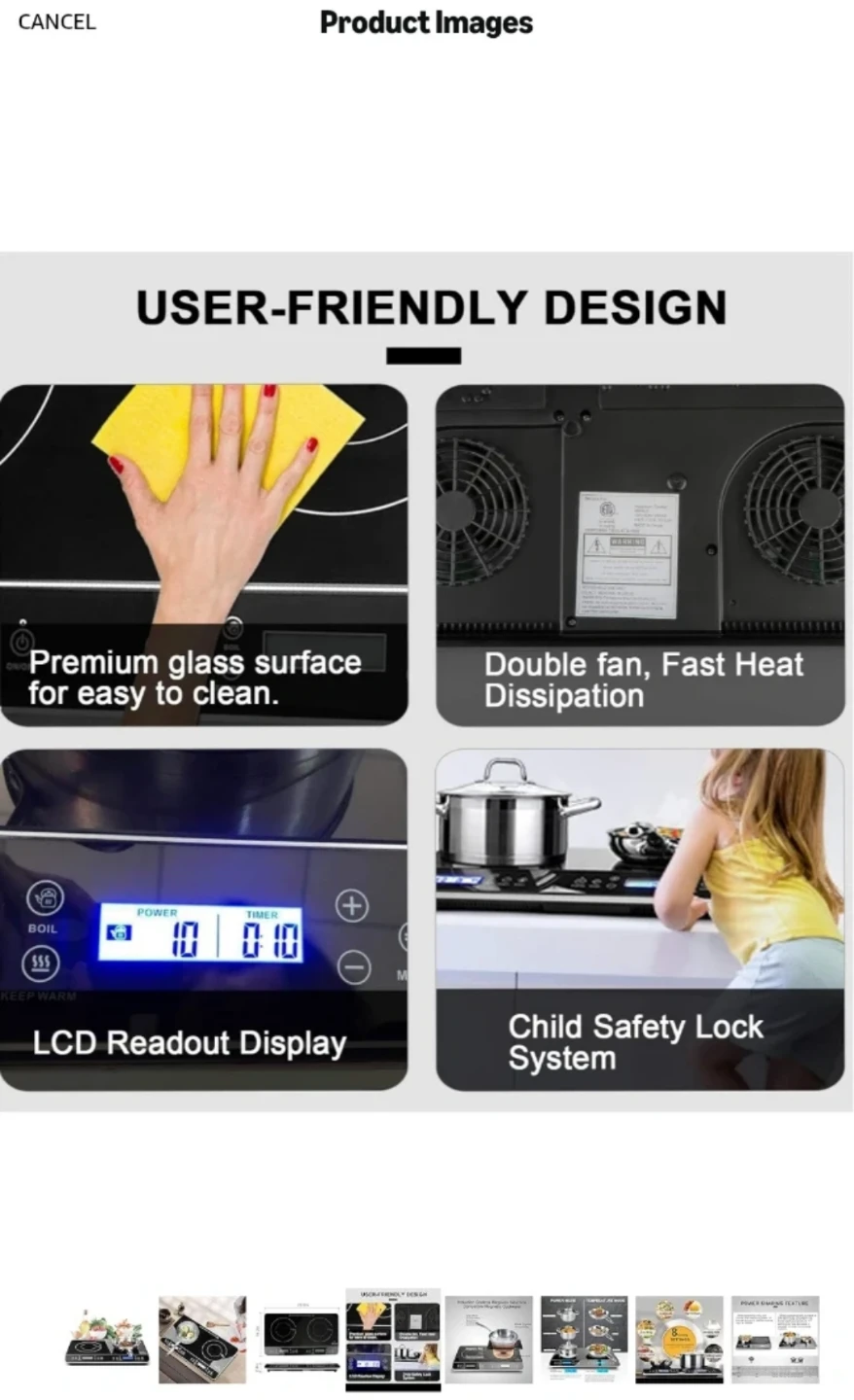 Double Induction Cooktop - photo 5