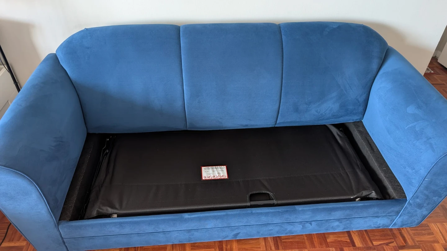 Blue Sofa Bed - photo 3