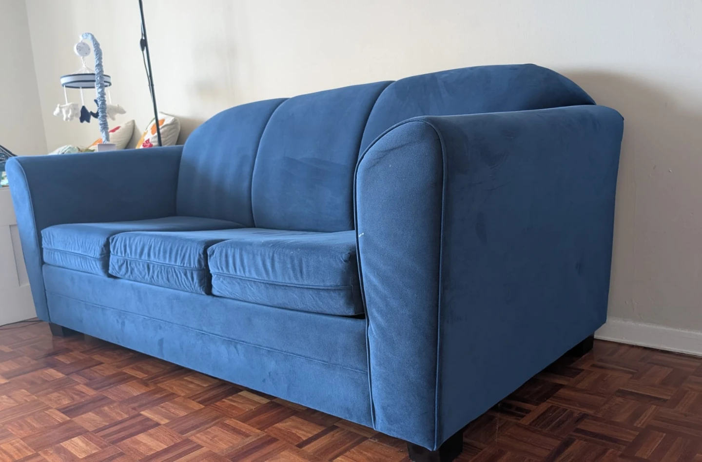 Blue Sofa Bed - photo 4