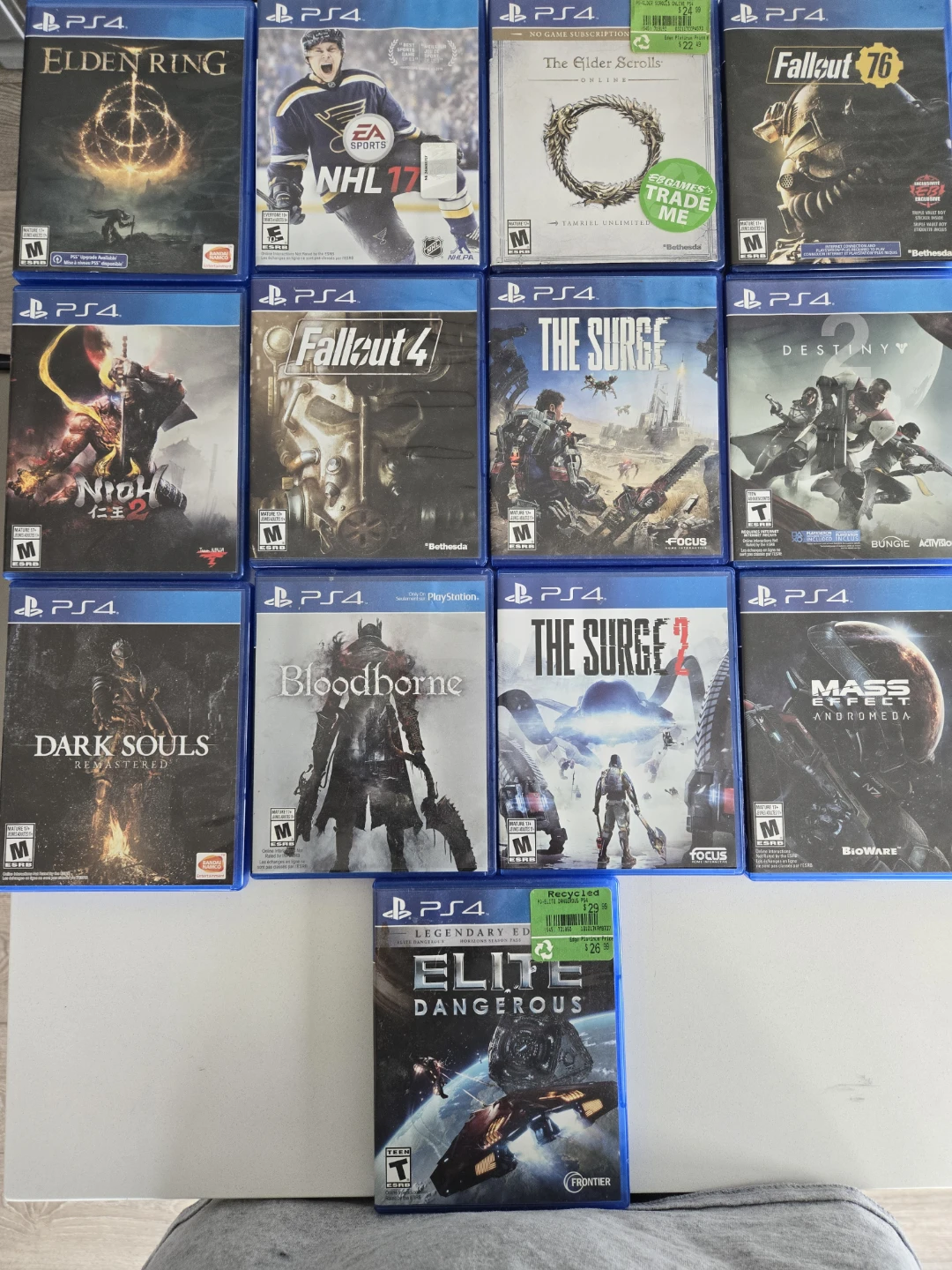 PlayStation 4 Video Games Collection