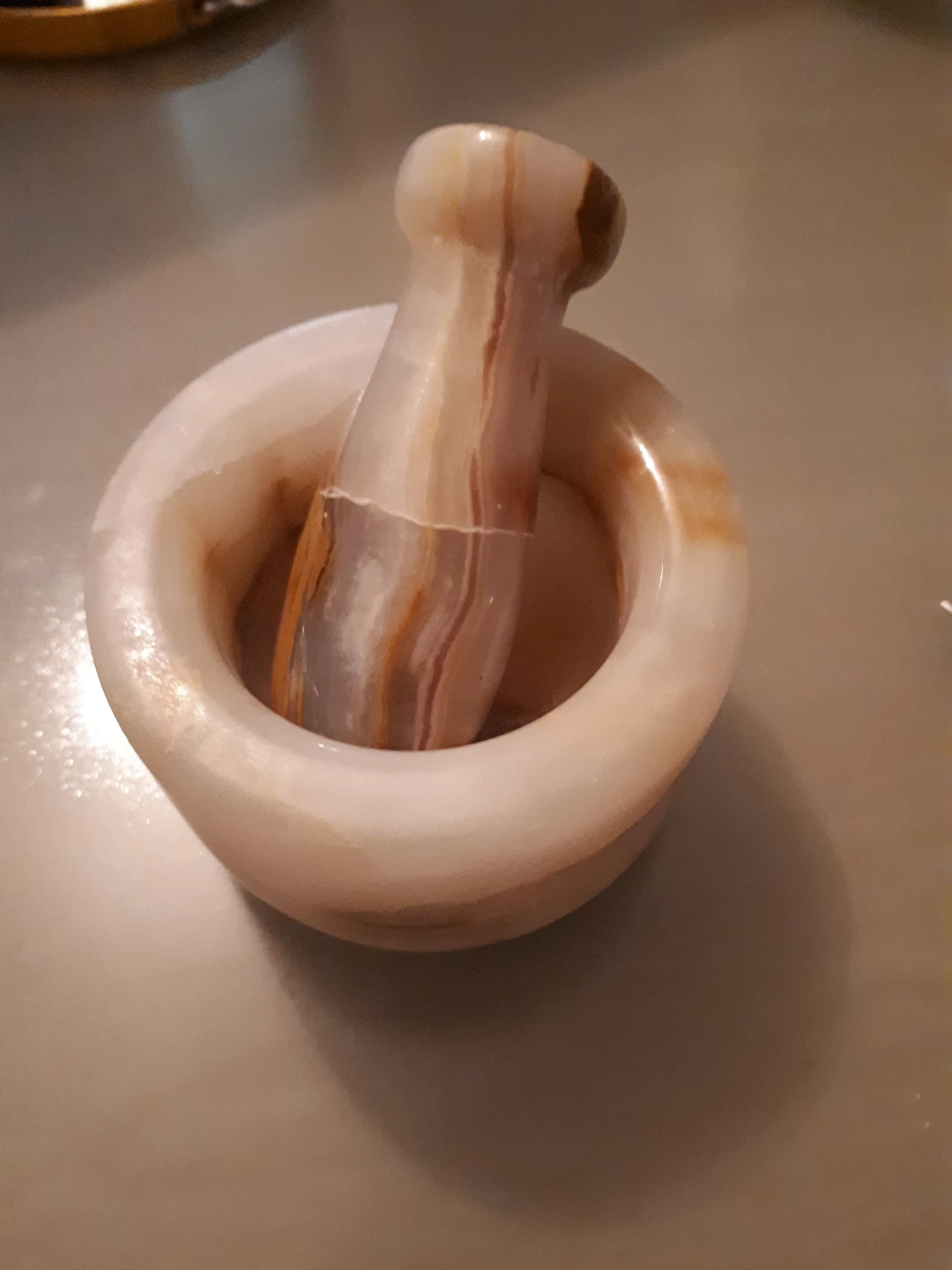 Brand new Onyx Mortar and Pestle