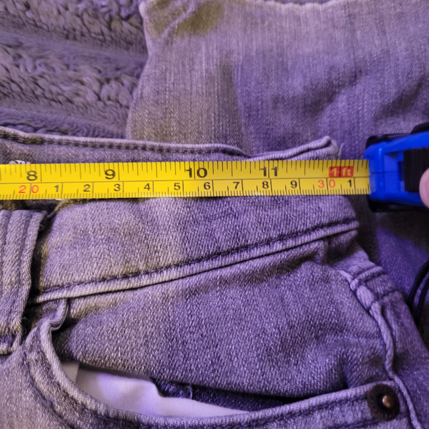 Kids Cat & Jack Grey Super Stretch Jeans Size 10 - photo 5