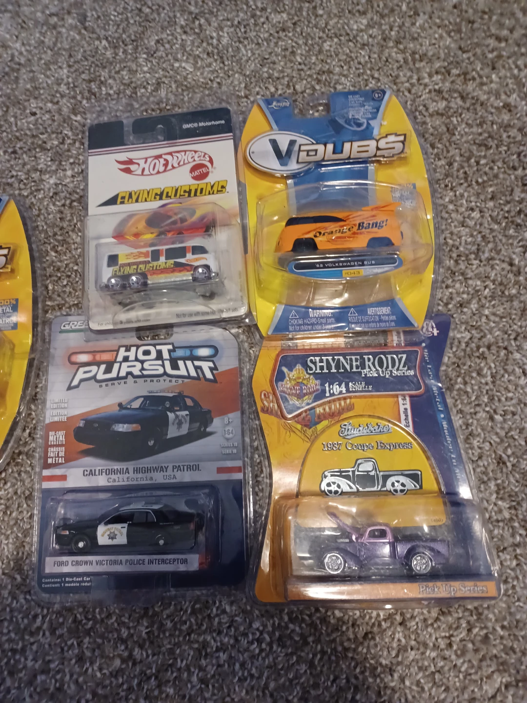 Assorted Hot Wheels and Die-Cast Toy Cars
