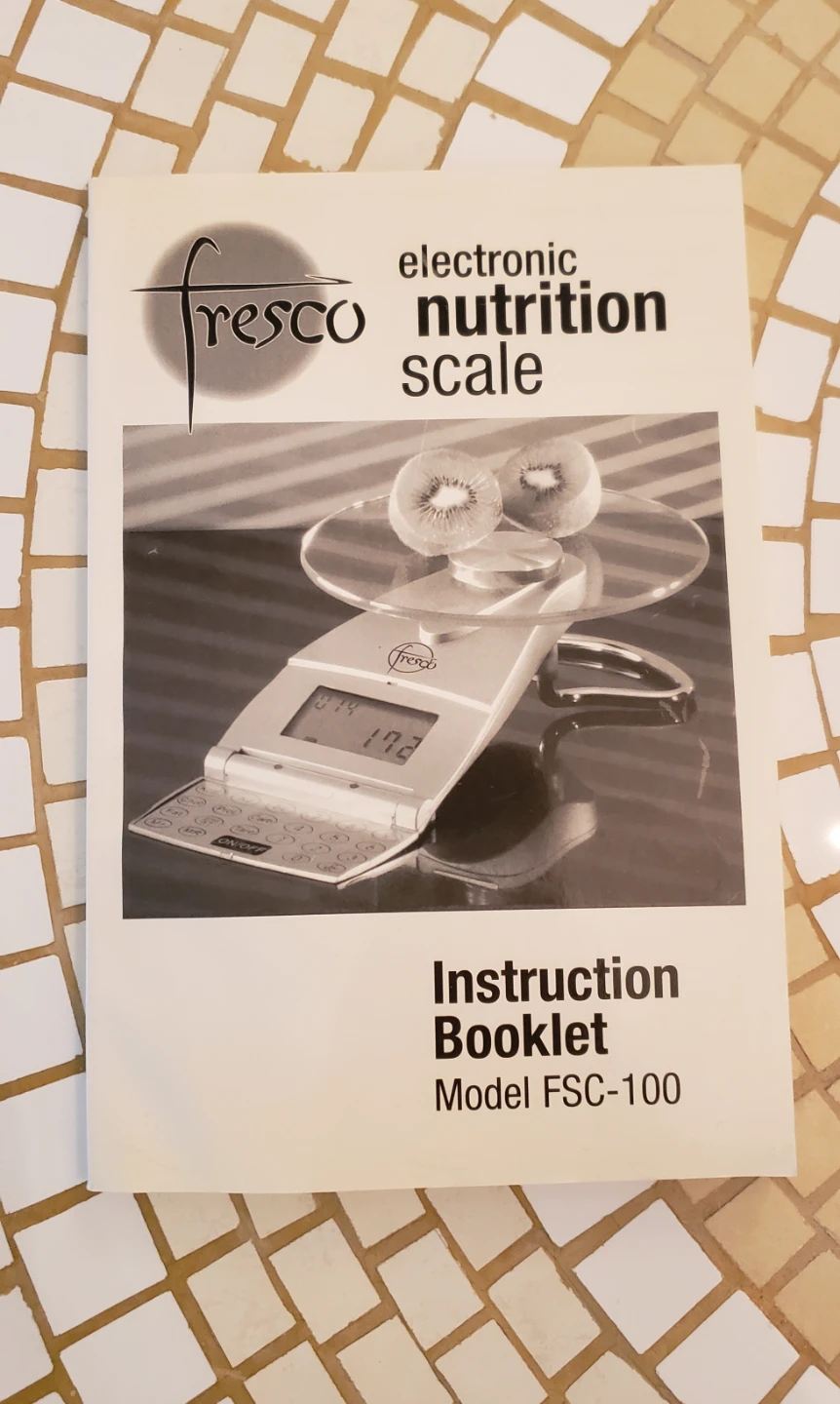 Fresco Electronic Nutrition Scale Model FSC-100 - photo 4