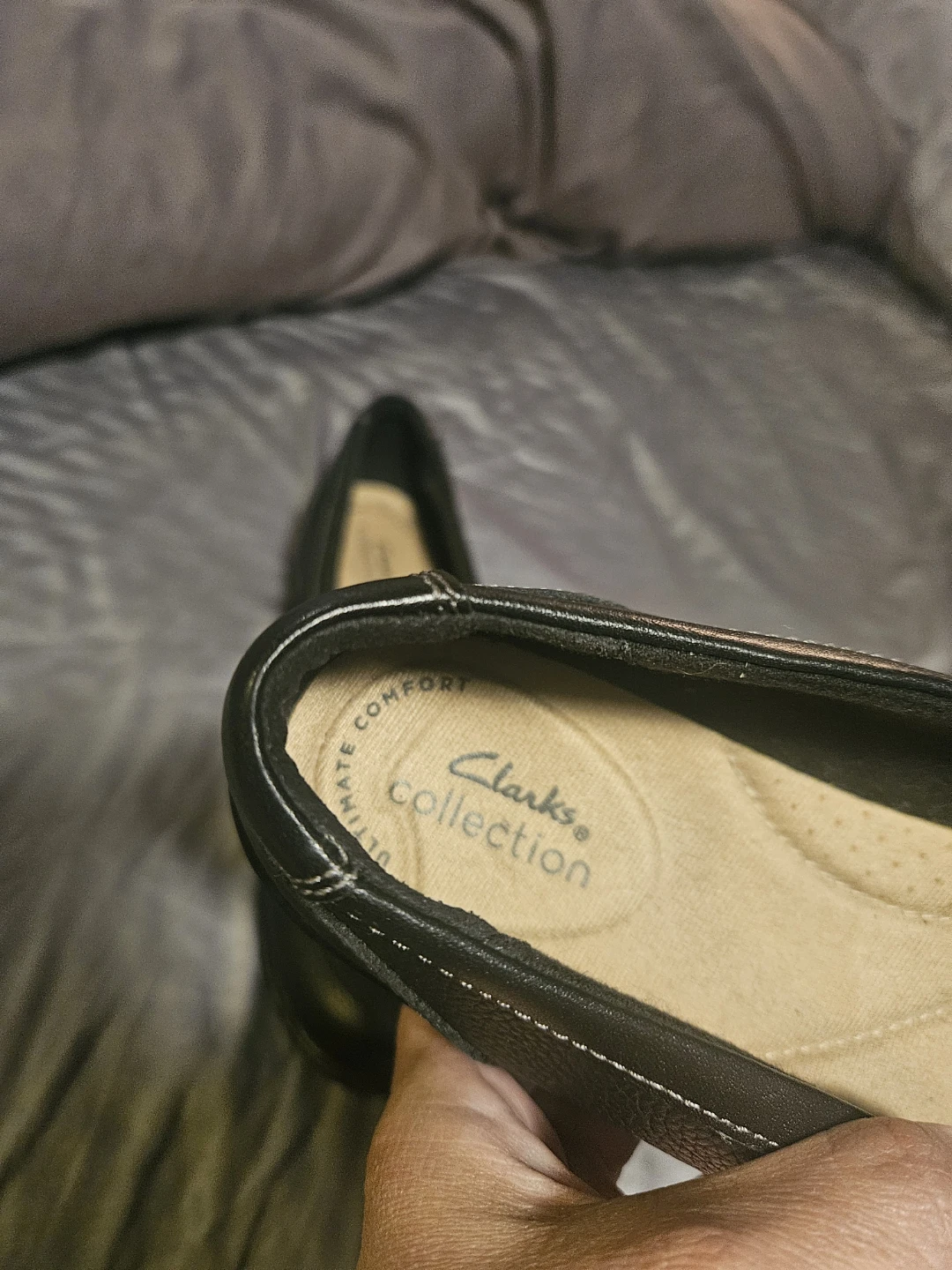 Clarks Collection Black Leather Loafers Women's Size US 7 - photo 2