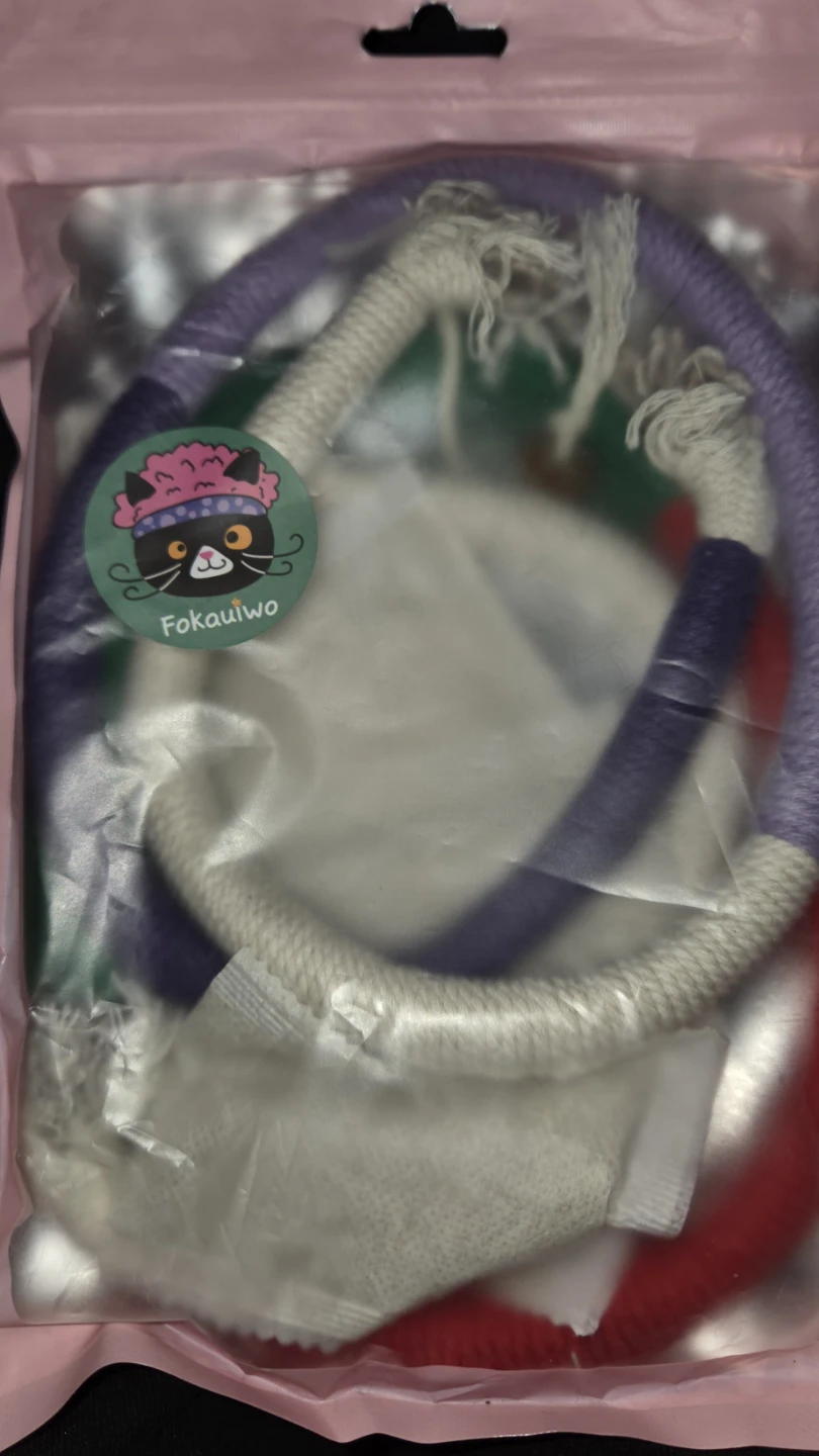 Fokauiwo Cat Rope Toy with Catnip and Gall Fruit