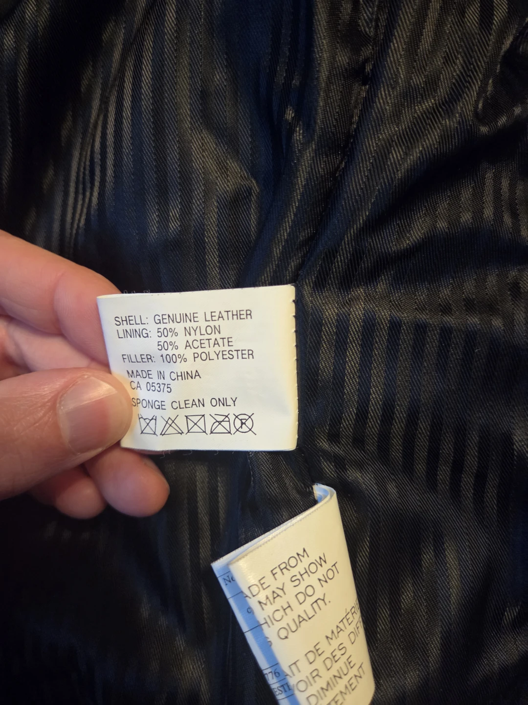 Bostonian Genuine Leather Jacket - Black, Size L/G - photo 5