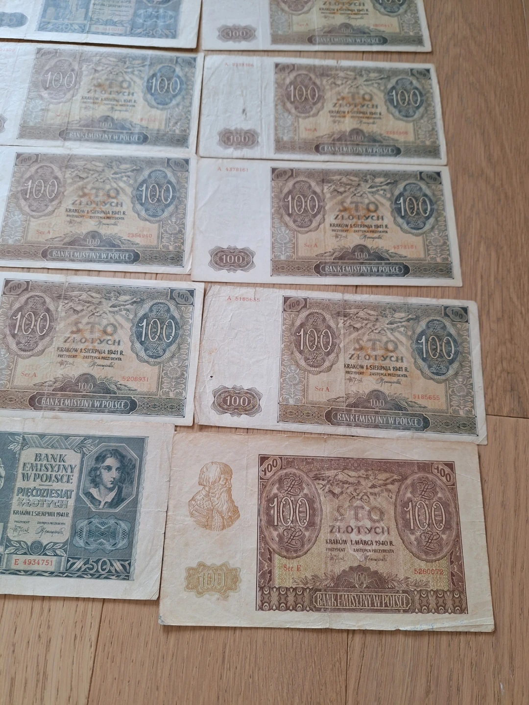 Poland 24 Banknotes from World War 2 era - photo 4