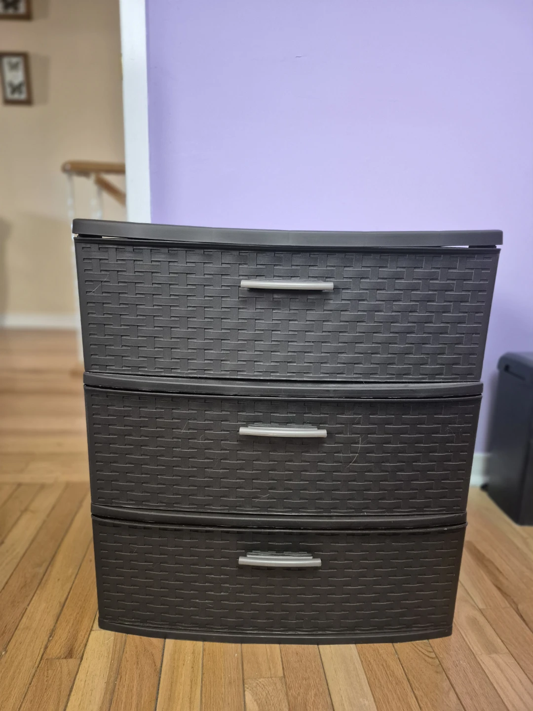Sterilite Weave 3-Drawer Storage Unit - Espresso - photo 2