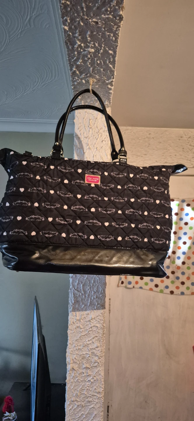 Betsey Johnson Quilted Tote Bag