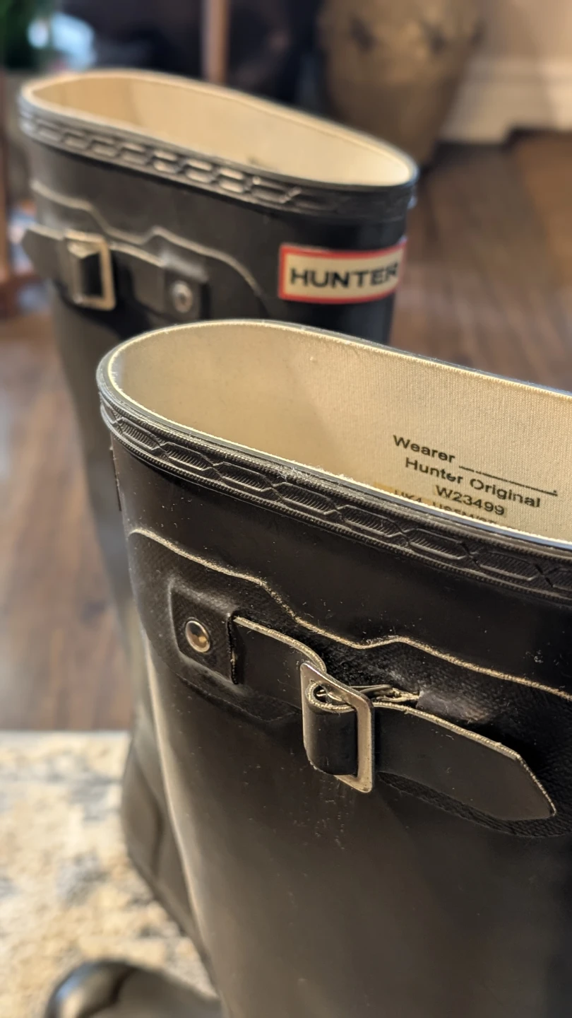 Hunter Dark Brown Rain Boots - Women's Size 6/7 - photo 4