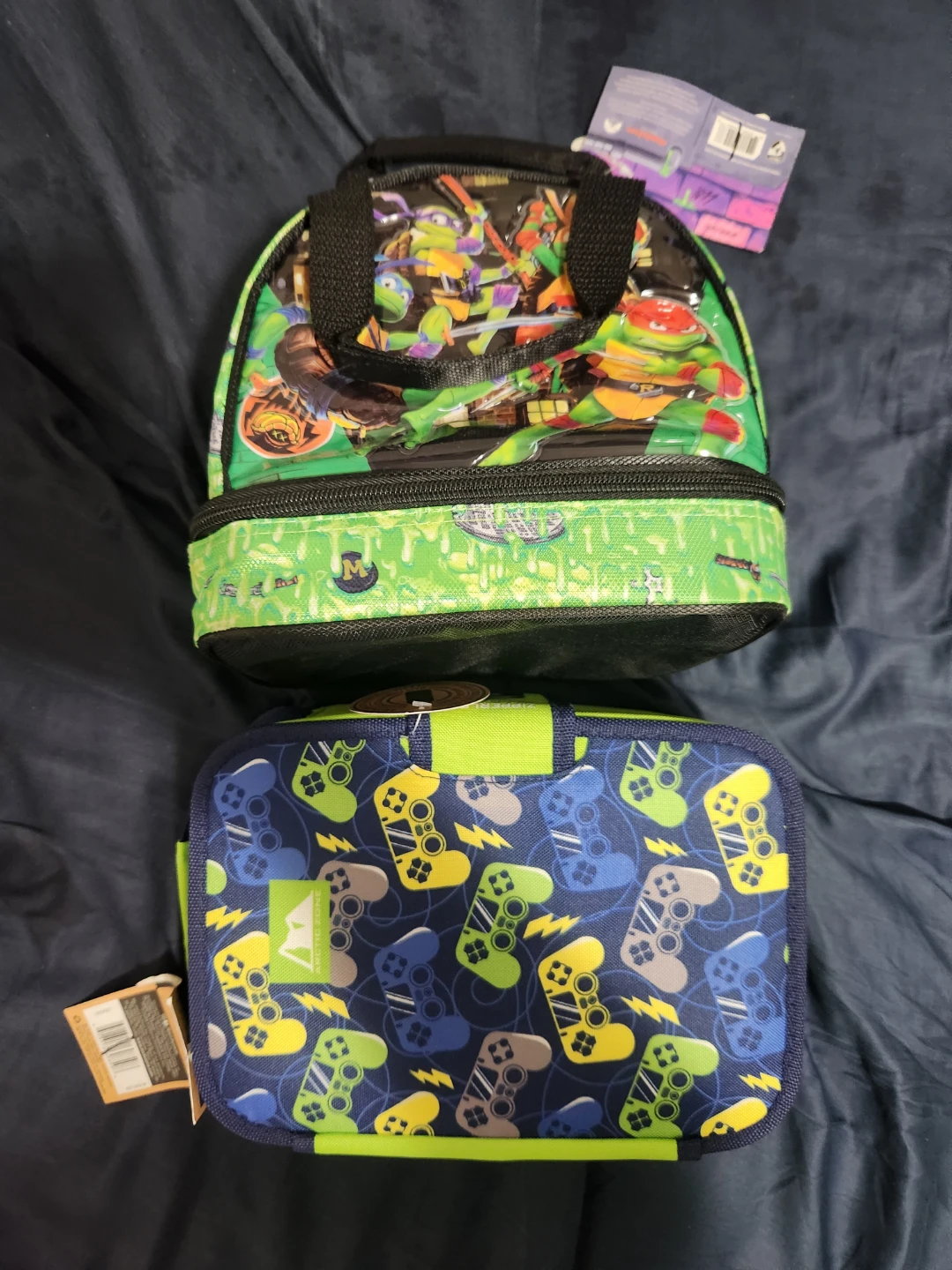 Kids Lunch Bags - TMNT & Gaming Theme