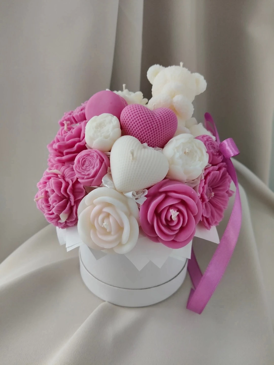 Handmade Scented Candle Bouquet - photo 2