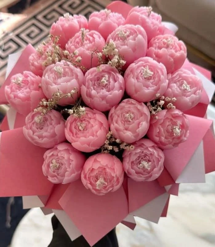 Handmade Scented Candle Bouquet - photo 4