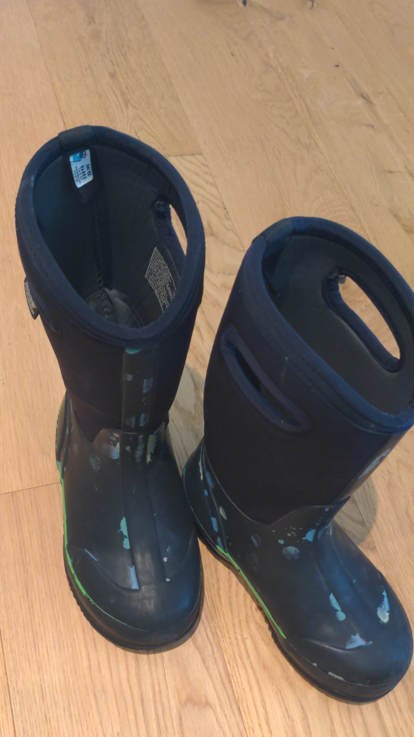 Bogs "Paint Splat" Youth Waterproof Boots, size 1 - photo 2