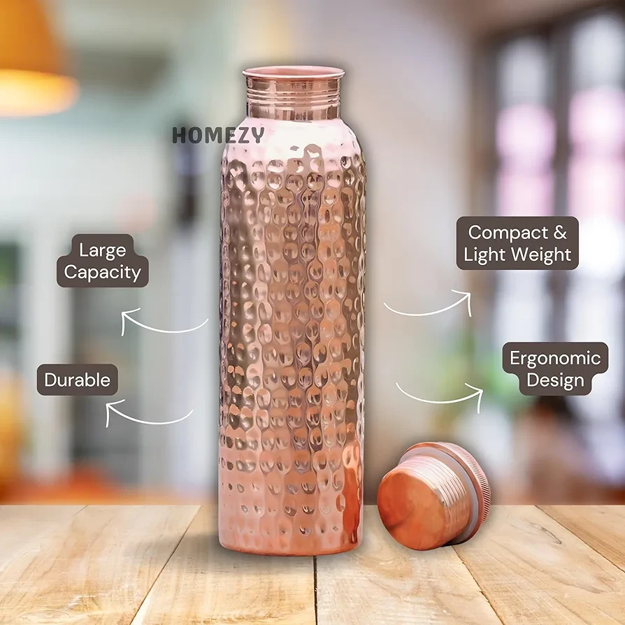 NEW Copper Water Bottle (34oz/1000ml) - photo 5