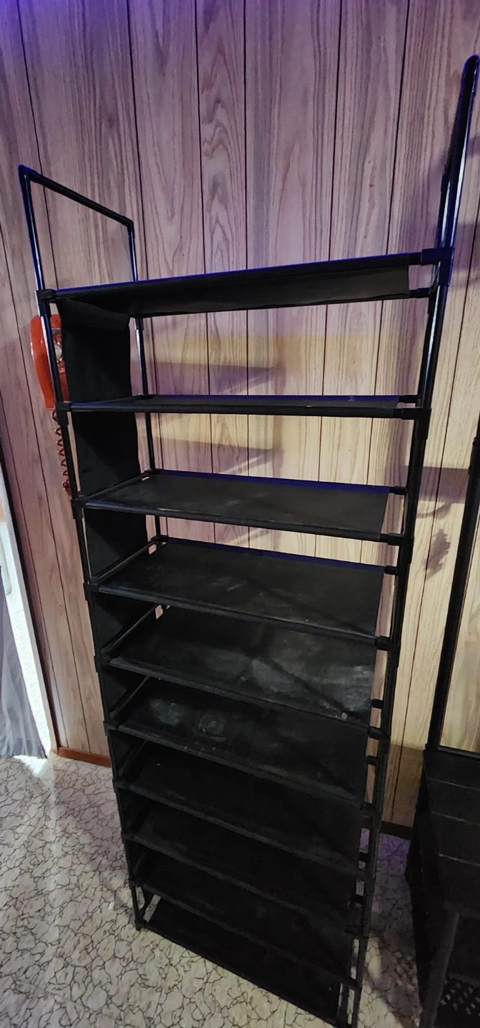 Two Shoe Racks with Coat/Hat Rack - photo 2