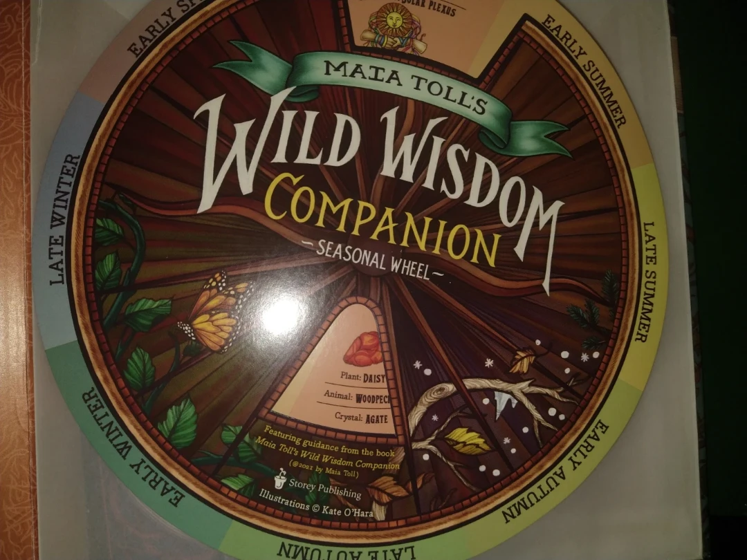Maia Toll's Wild Wisdom Companion Oracle Cards & Seasonal Wheel - photo 2