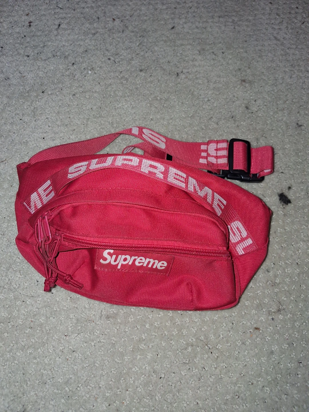Supreme Red Fanny Pack Waist Bag - photo 2