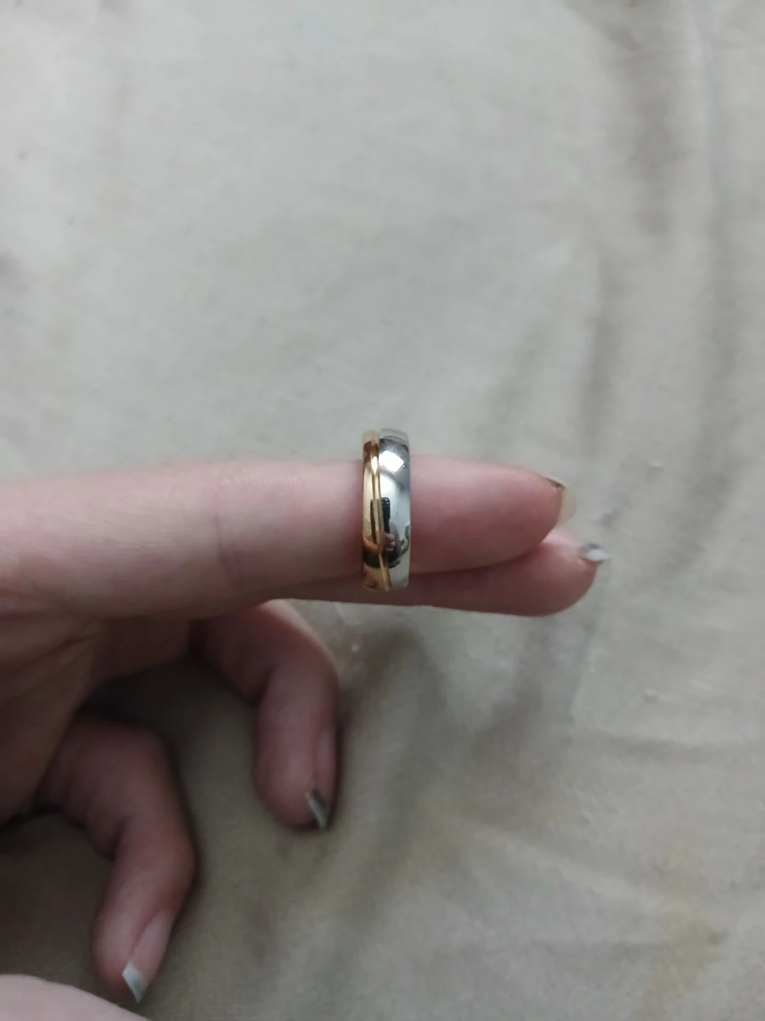 14K Gold Plated 316L Stainless Steel Ring
