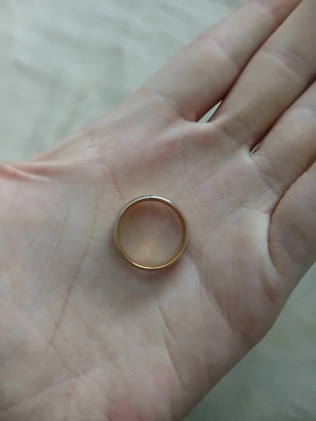 14K Gold Plated 316L Stainless Steel Ring - photo 3