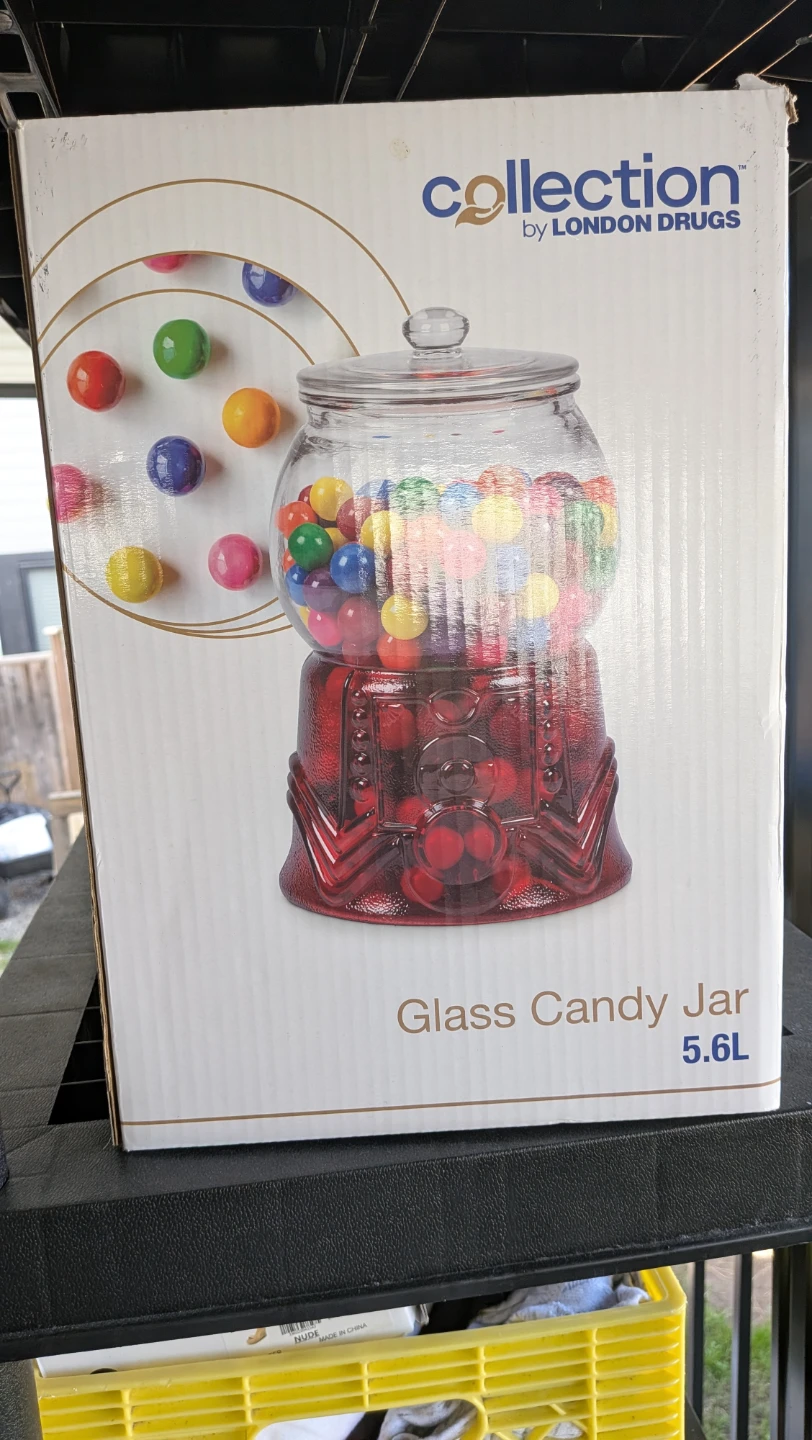 Glass Candy Jar
