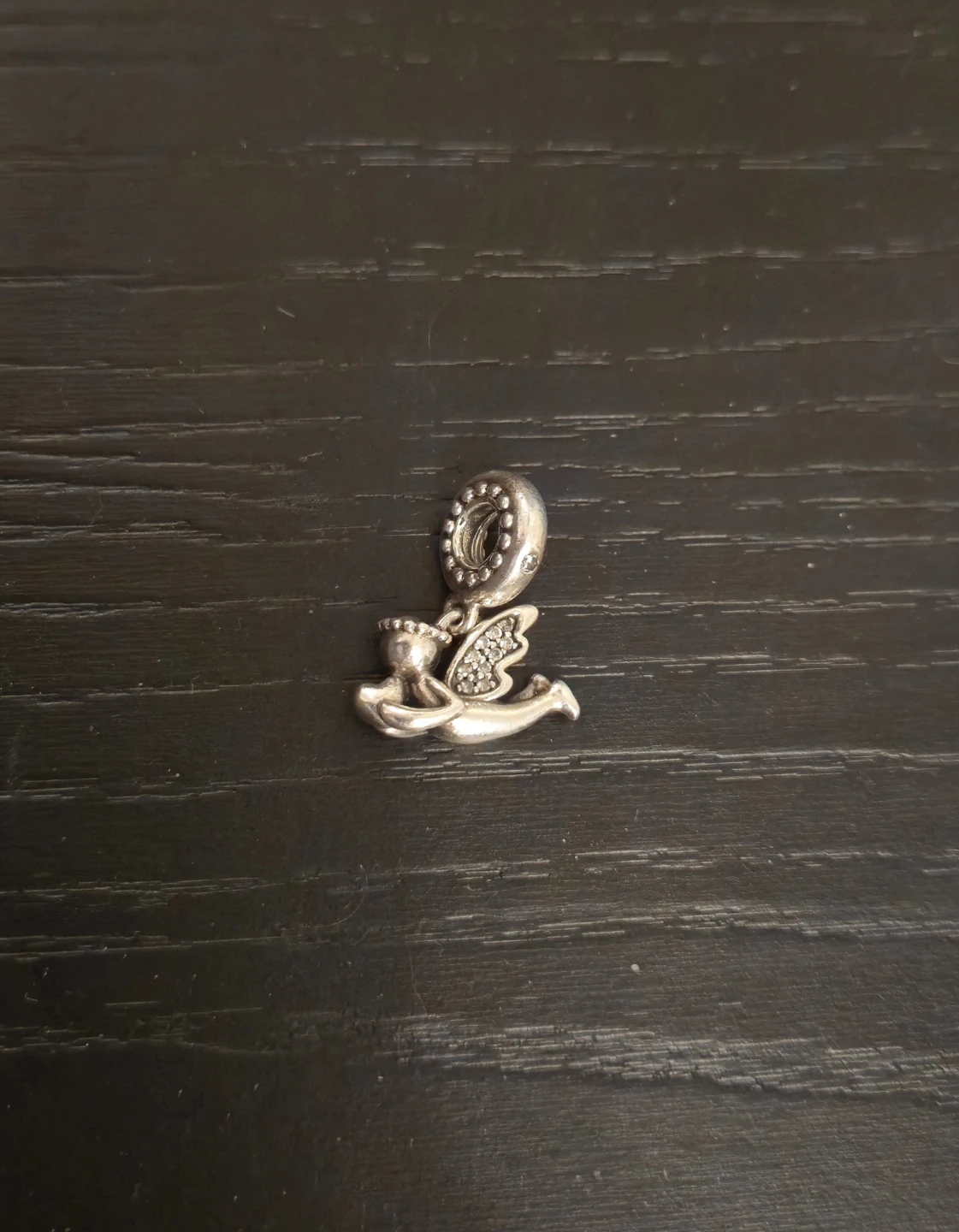 Pandora Angel Charm with Clear Cubic Zirconia