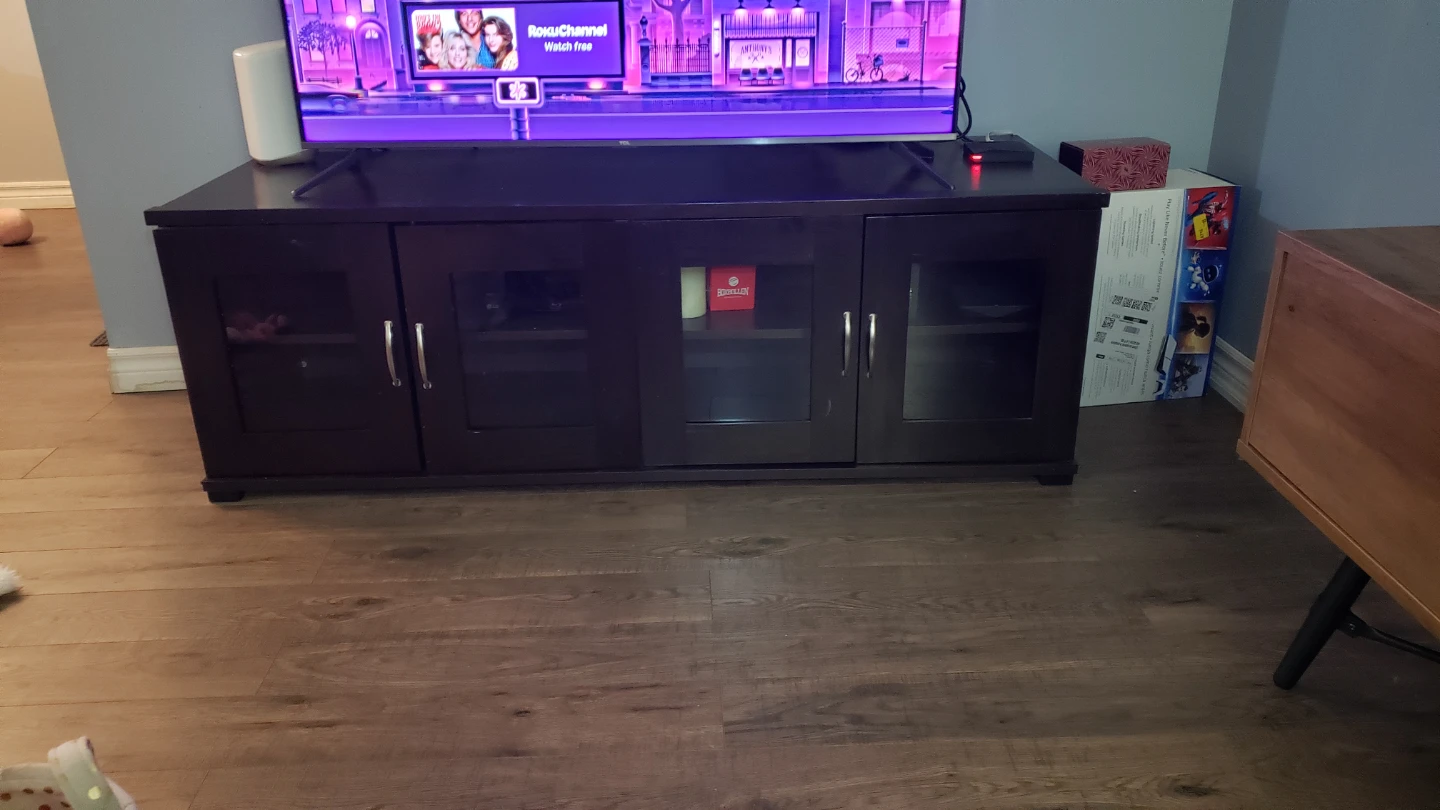 TV Stand with Glass Doors - photo 5