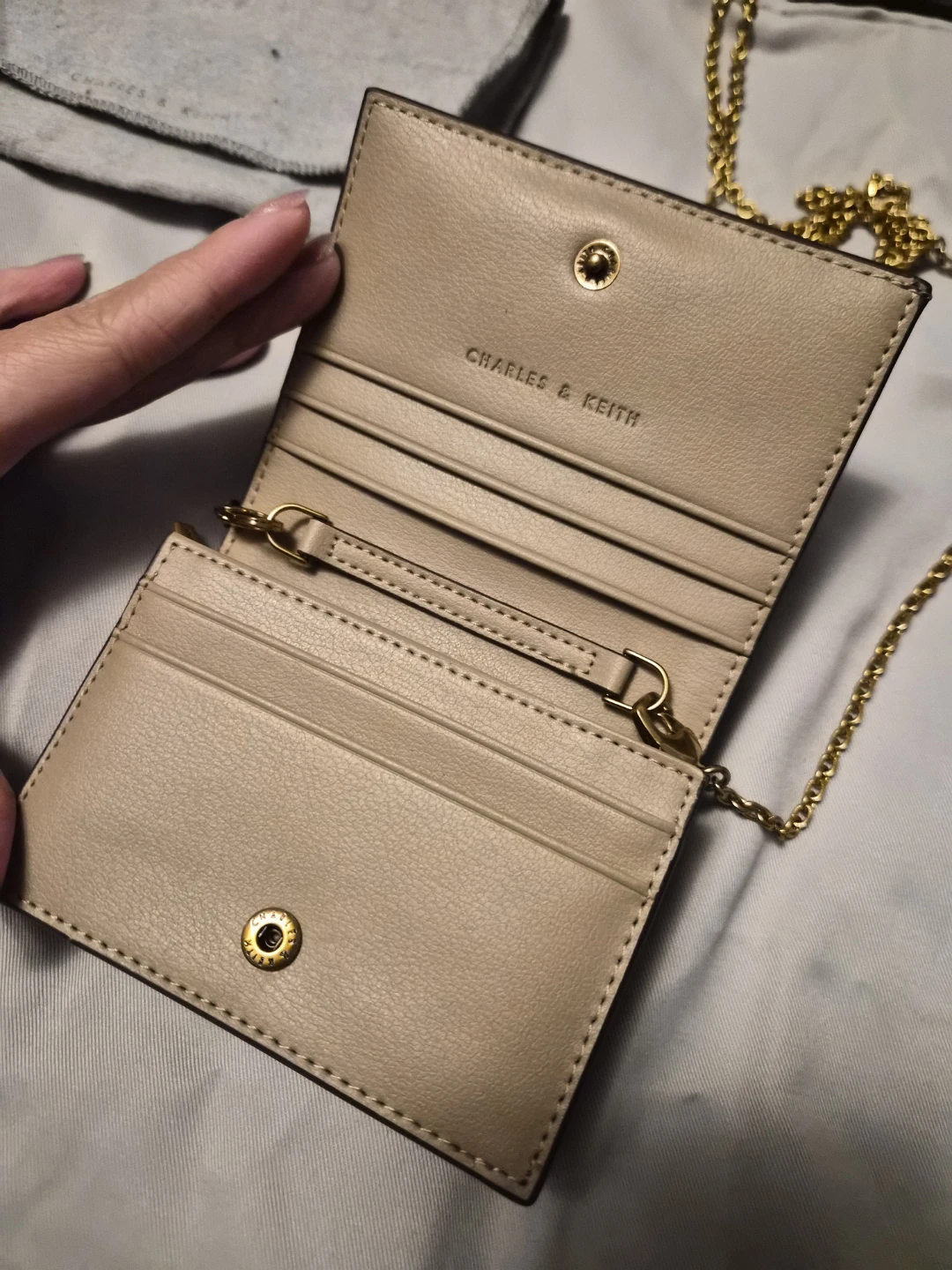 Charles & Keith Card Holder with Chain - photo 2