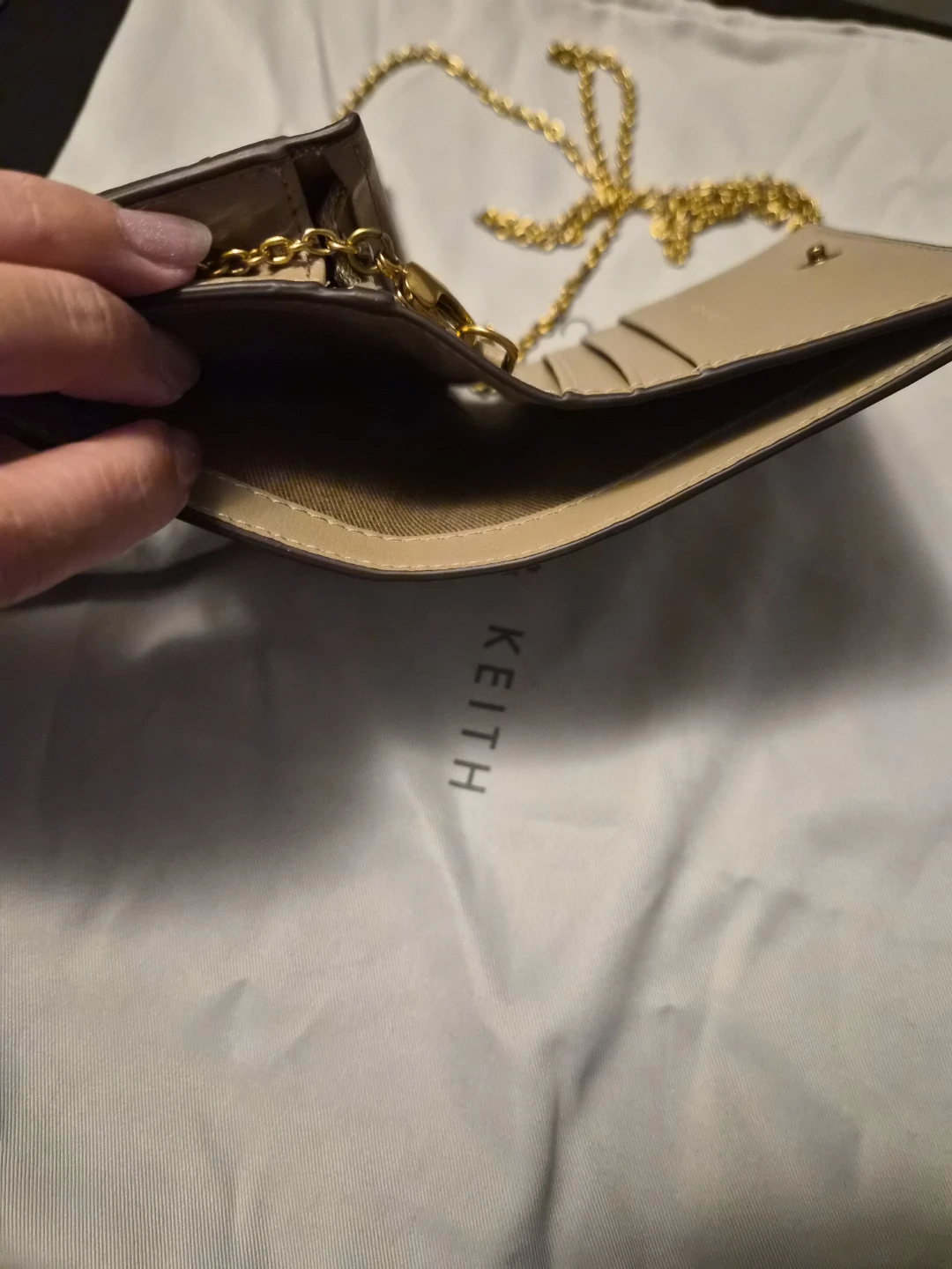 Charles & Keith Card Holder with Chain - photo 3