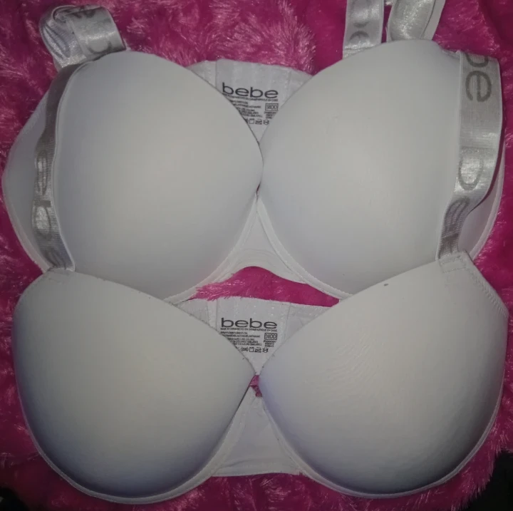 Bebe White Bra 38DD