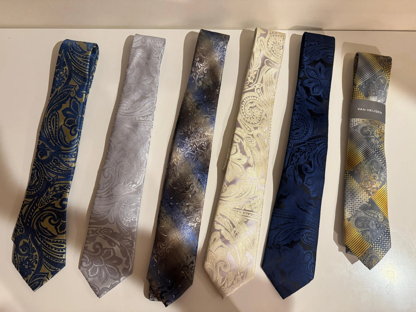 Van Heusen & Barry Wang Ties - Set of 6