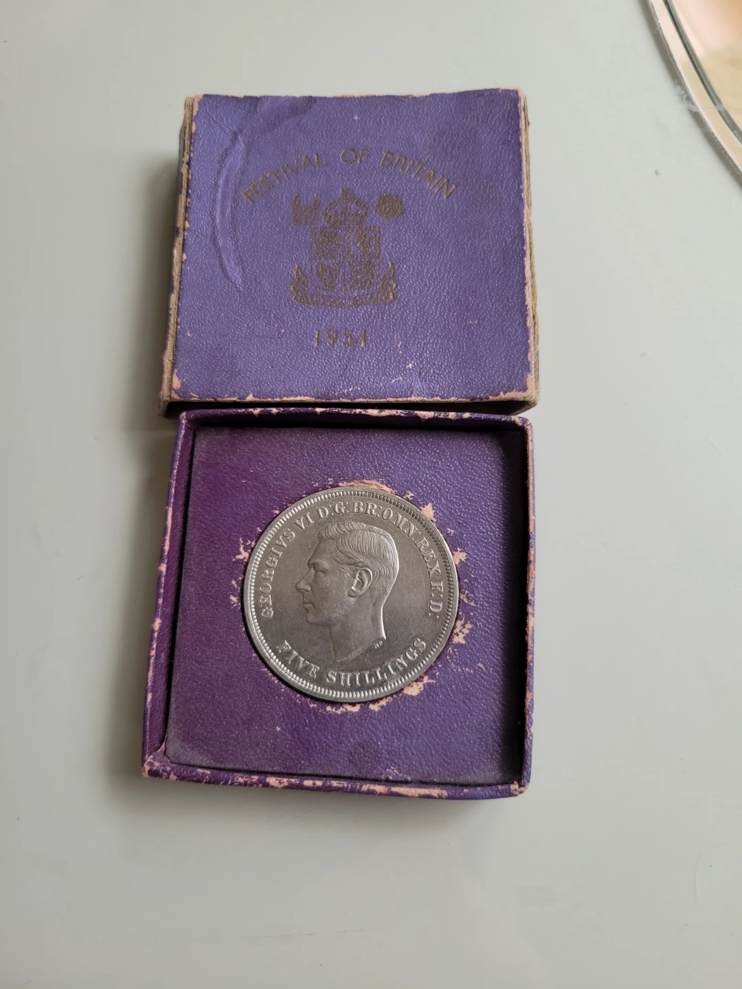 Festival of Britain 1951 Five Shillings Coin