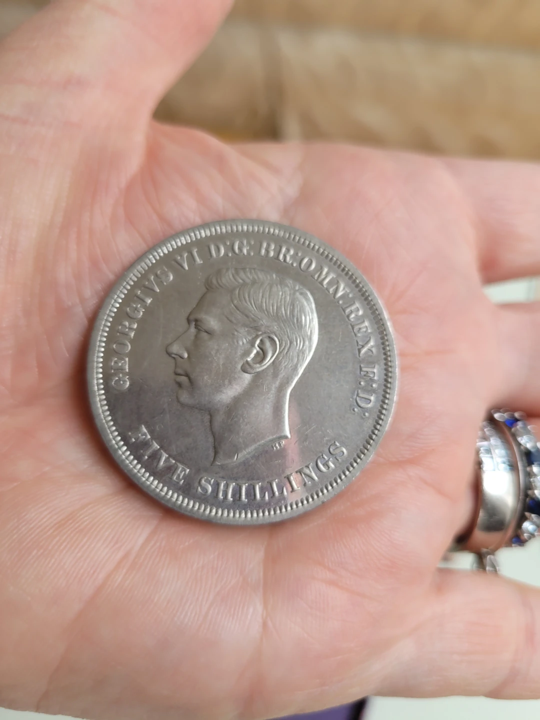 Festival of Britain 1951 Five Shillings Coin - photo 3
