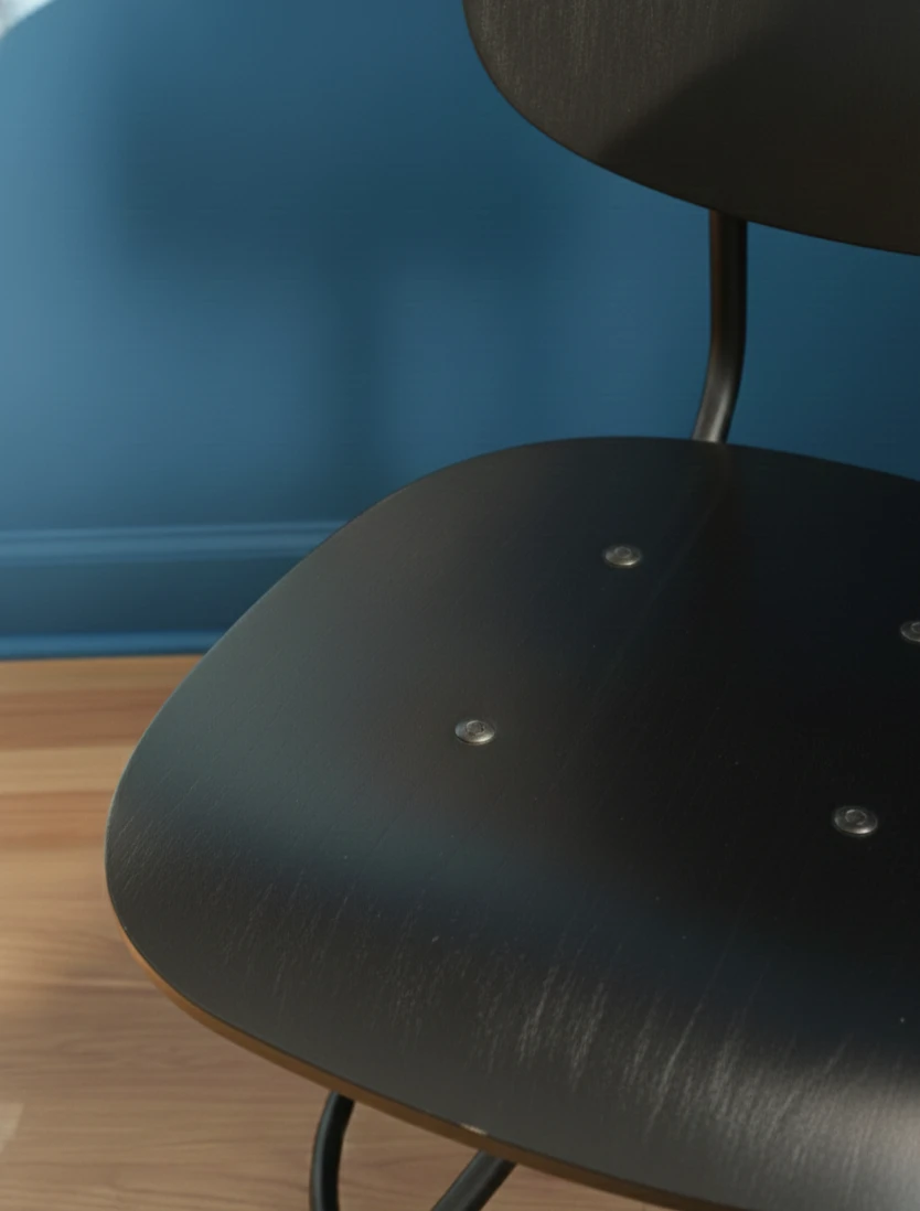 Black Industrial Style Office Chair - photo 3