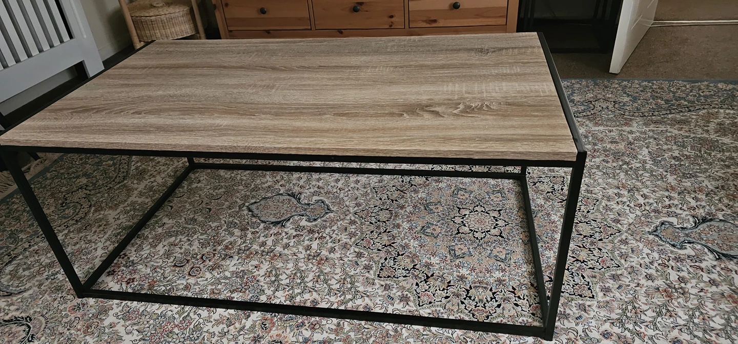 Modern Coffee Table with Wood Top - photo 2