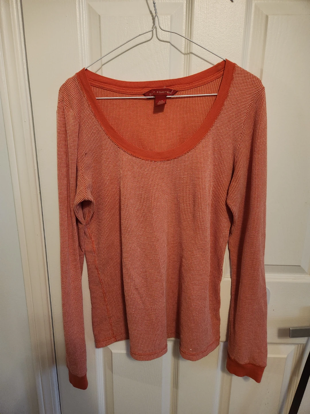 Bum Equipment Long Sleeve Thermal Shirt - Orange L/G