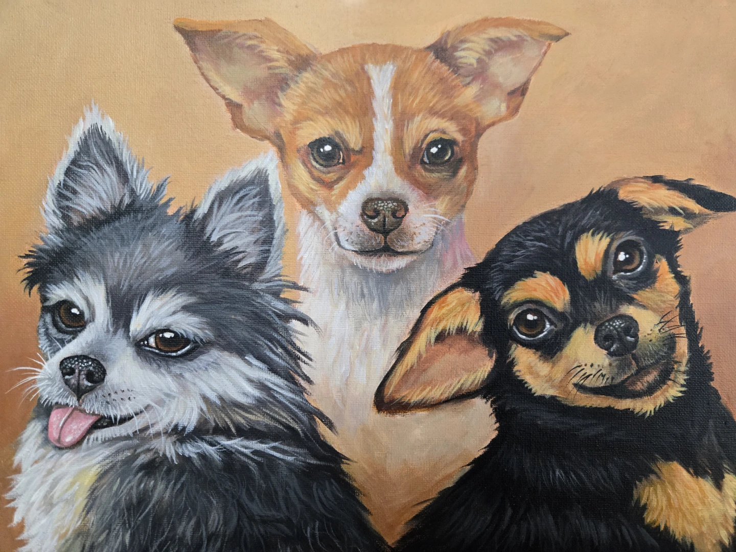 Custom Pet portrait painting - photo 2