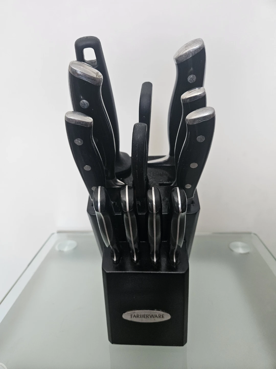 Farberware Knife Set with Block and Sharpener - photo 2