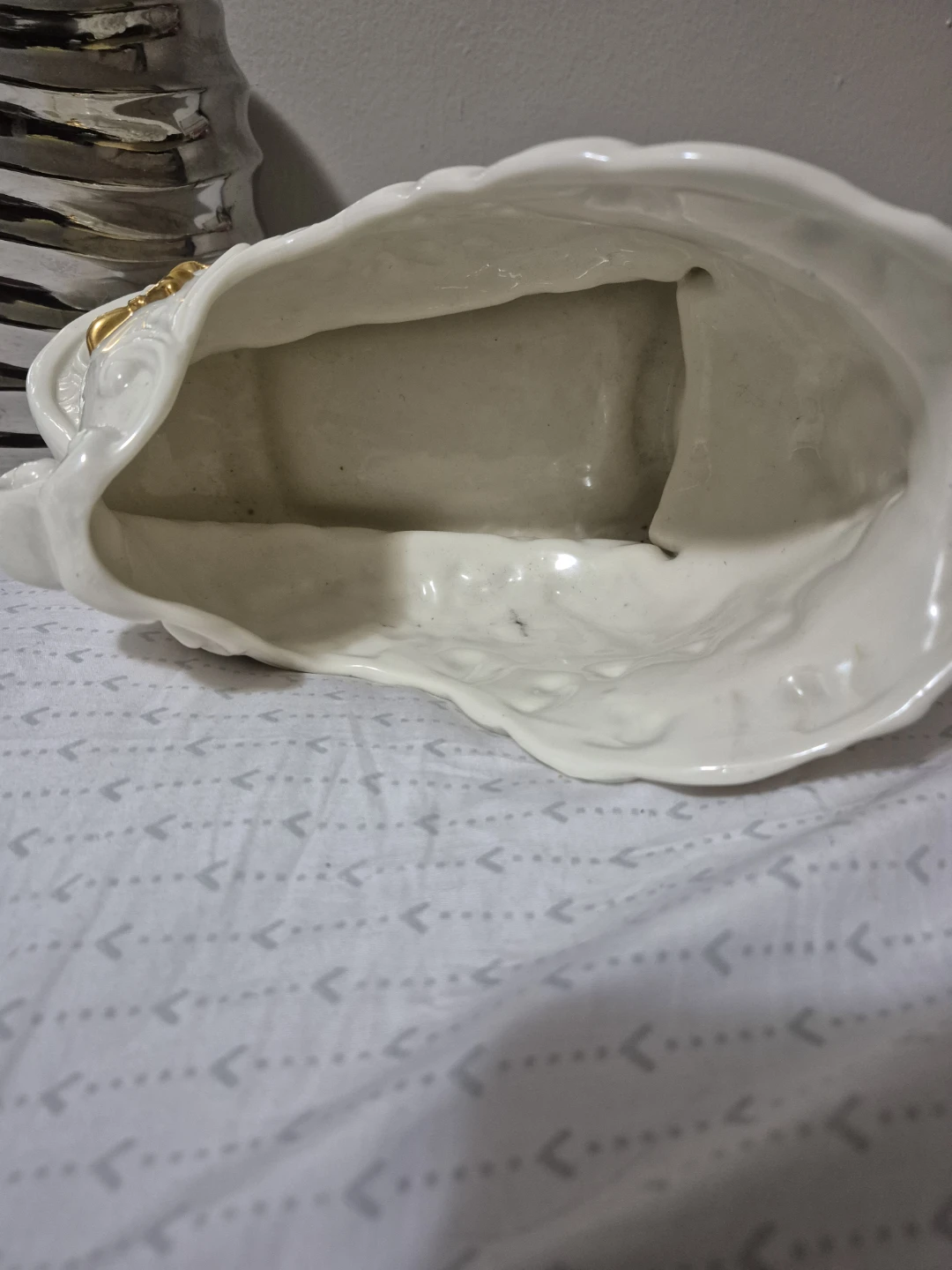 Ceramic Candy Dish & Asymmetrical Vase - photo 3