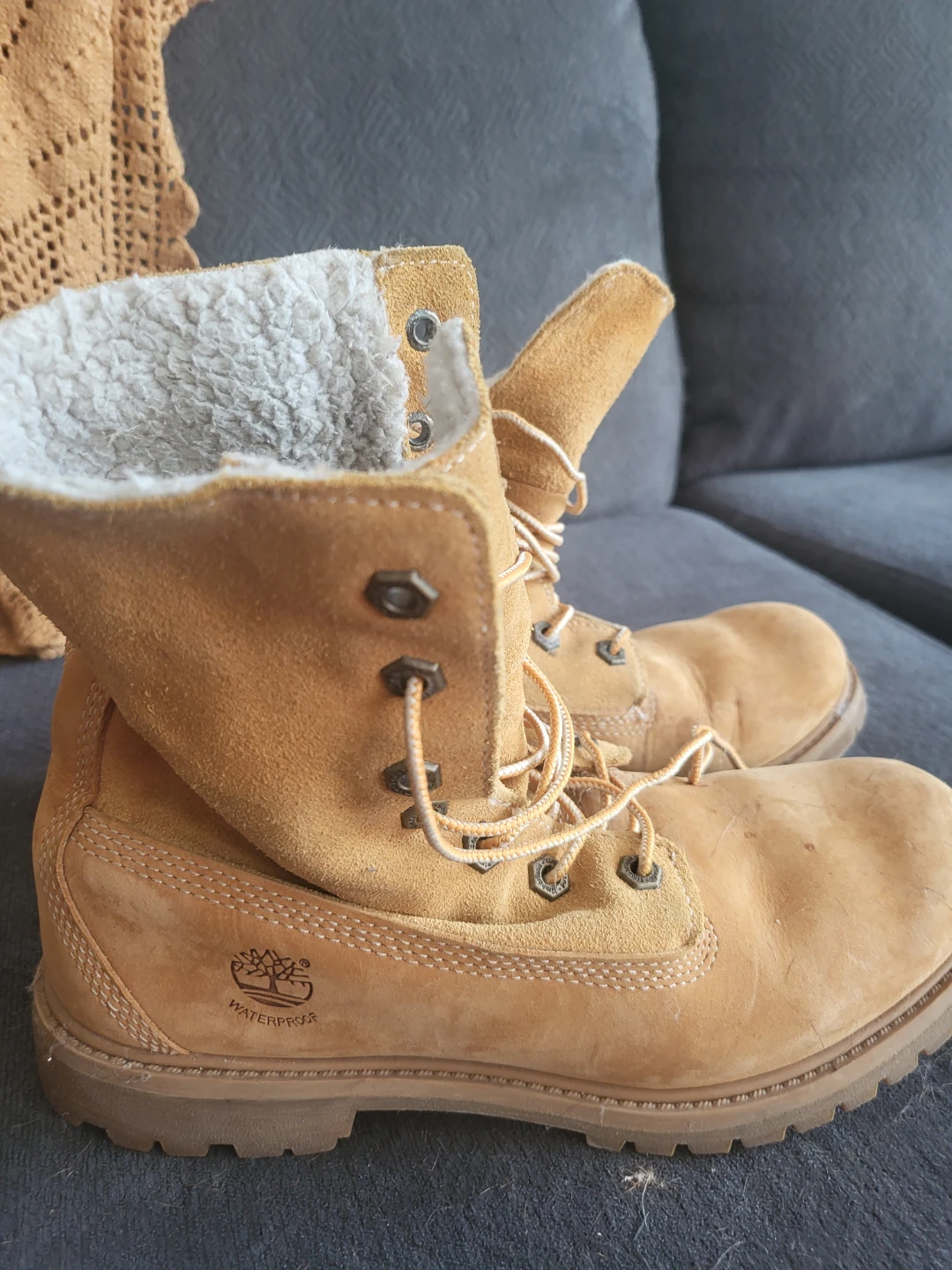 Timberland Waterproof Boots - Tan Suede