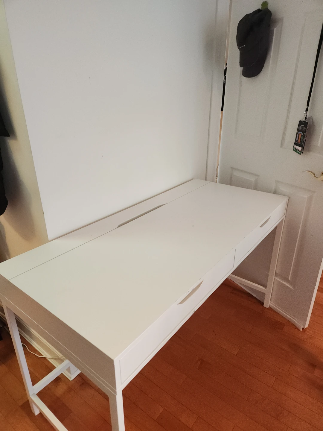 White Desk with Two Drawers - photo 3