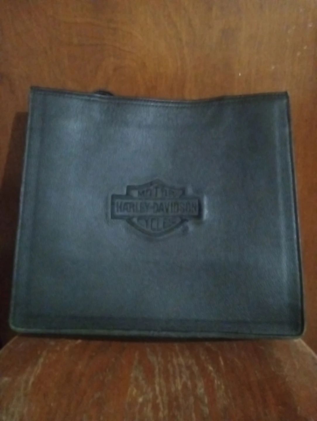 Harley-Davidson Black Leather tode bag
